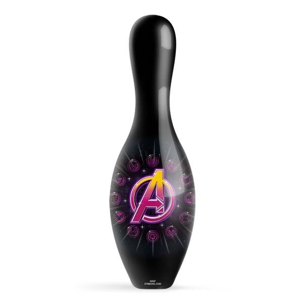 Avengers Logo with Character Icons